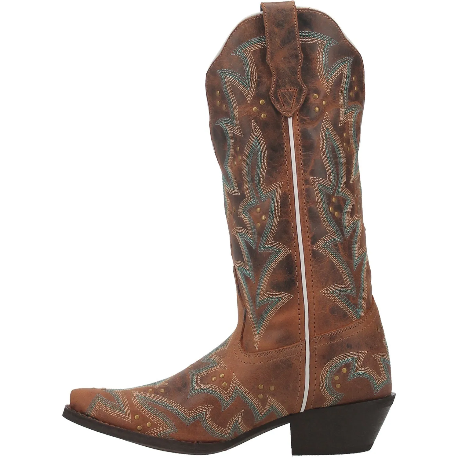 Laredo Womens Adrian Cowboy Boots Leather Honey