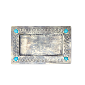 Large Southwestern Tray :: Silver