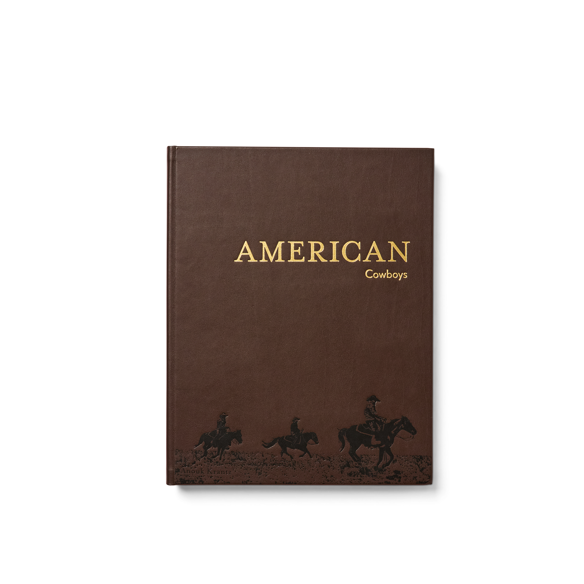 Leather Bound Cowboy Book :: Brown