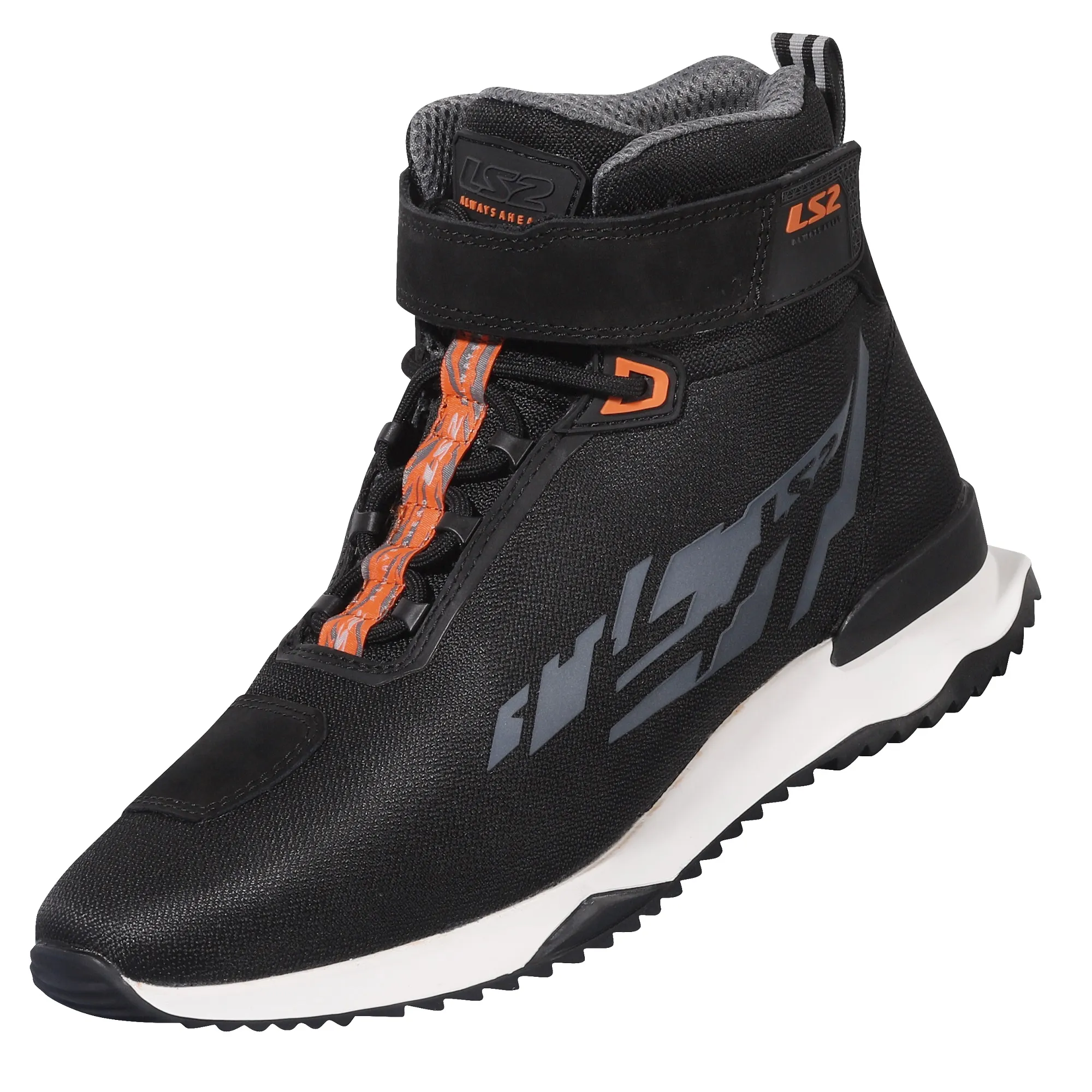 LS2 Acrux Boots - Black/Orange