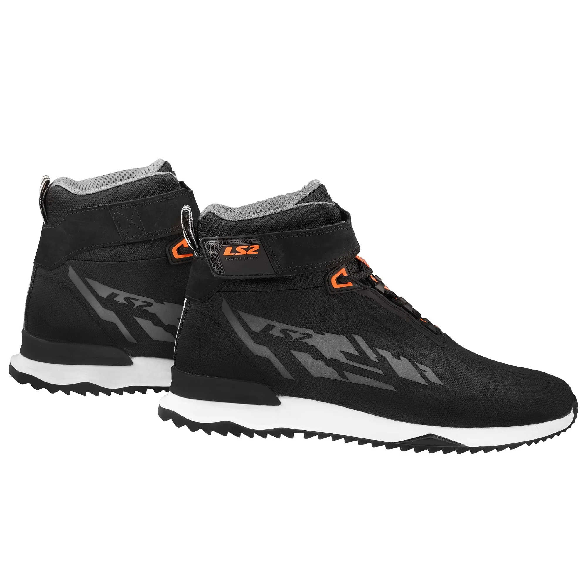 LS2 Acrux Boots - Black/Orange