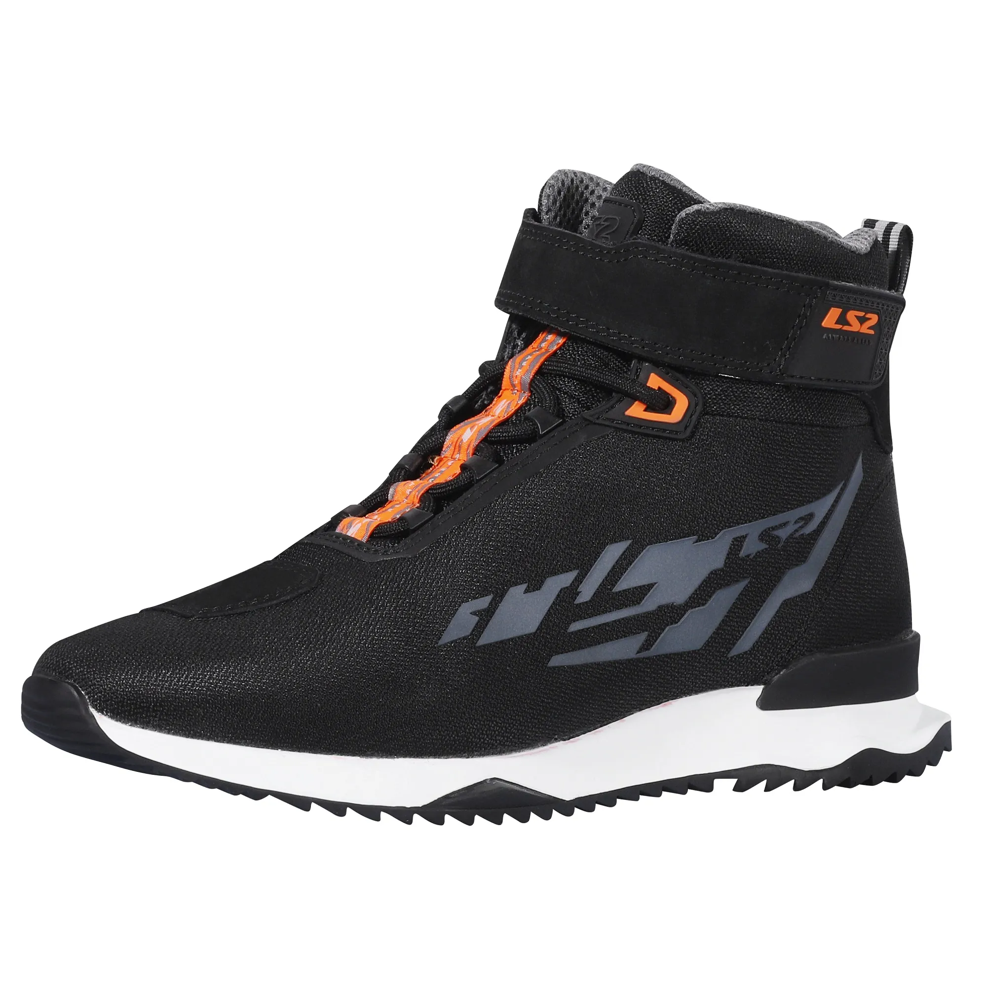 LS2 Acrux Boots - Black/Orange