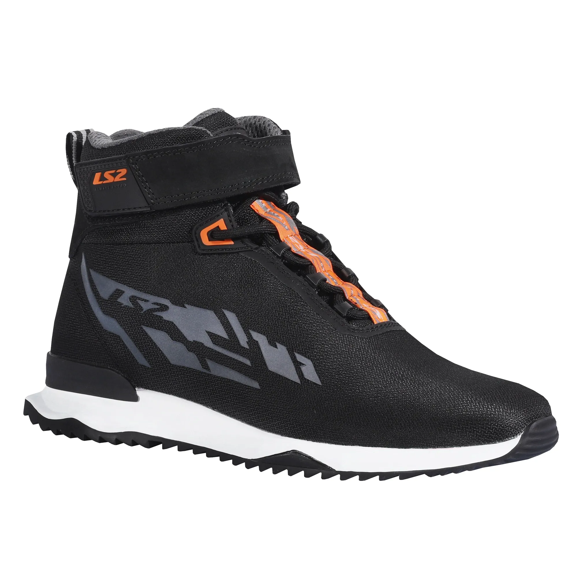 LS2 Acrux Boots - Black/Orange