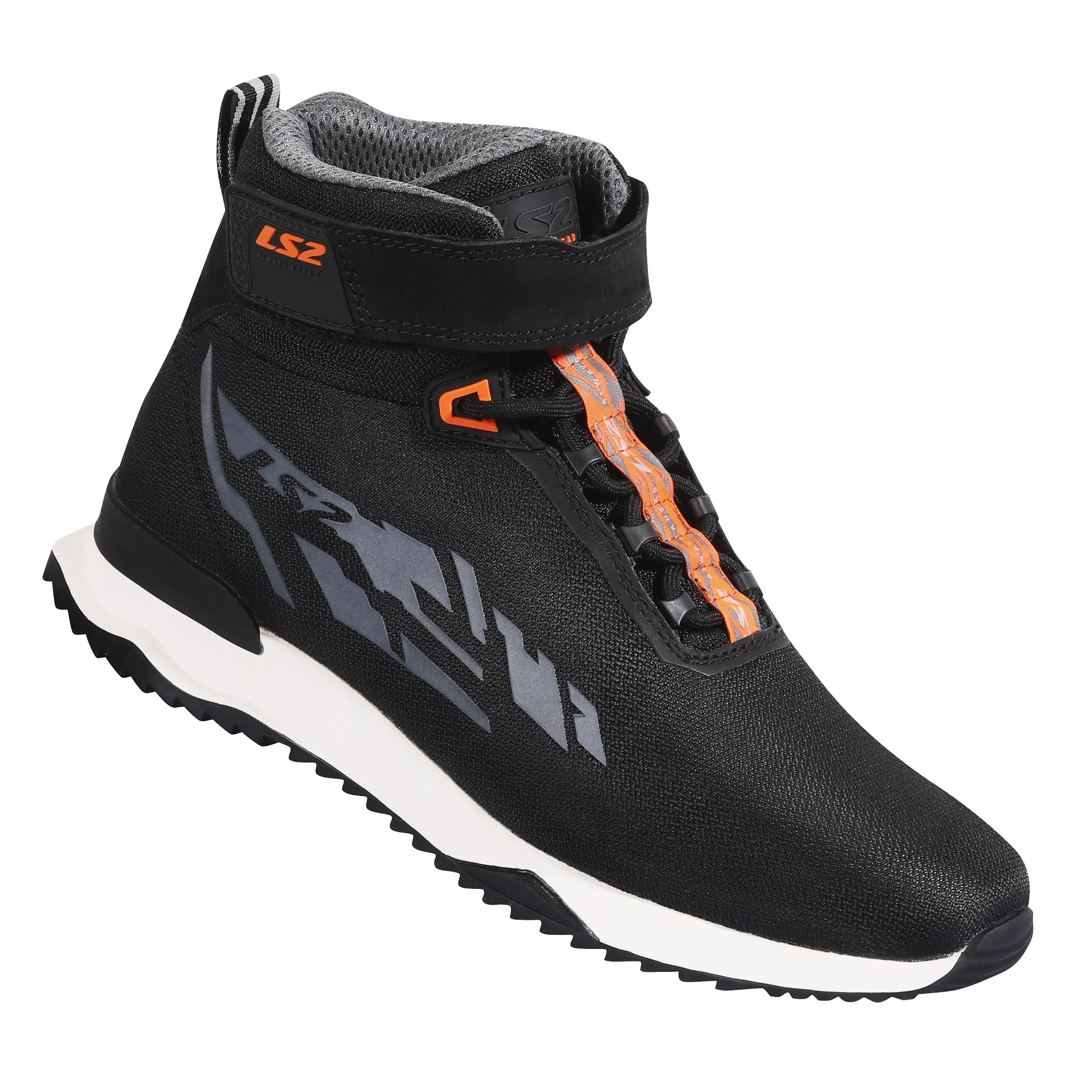 LS2 Acrux Boots - Black/Orange