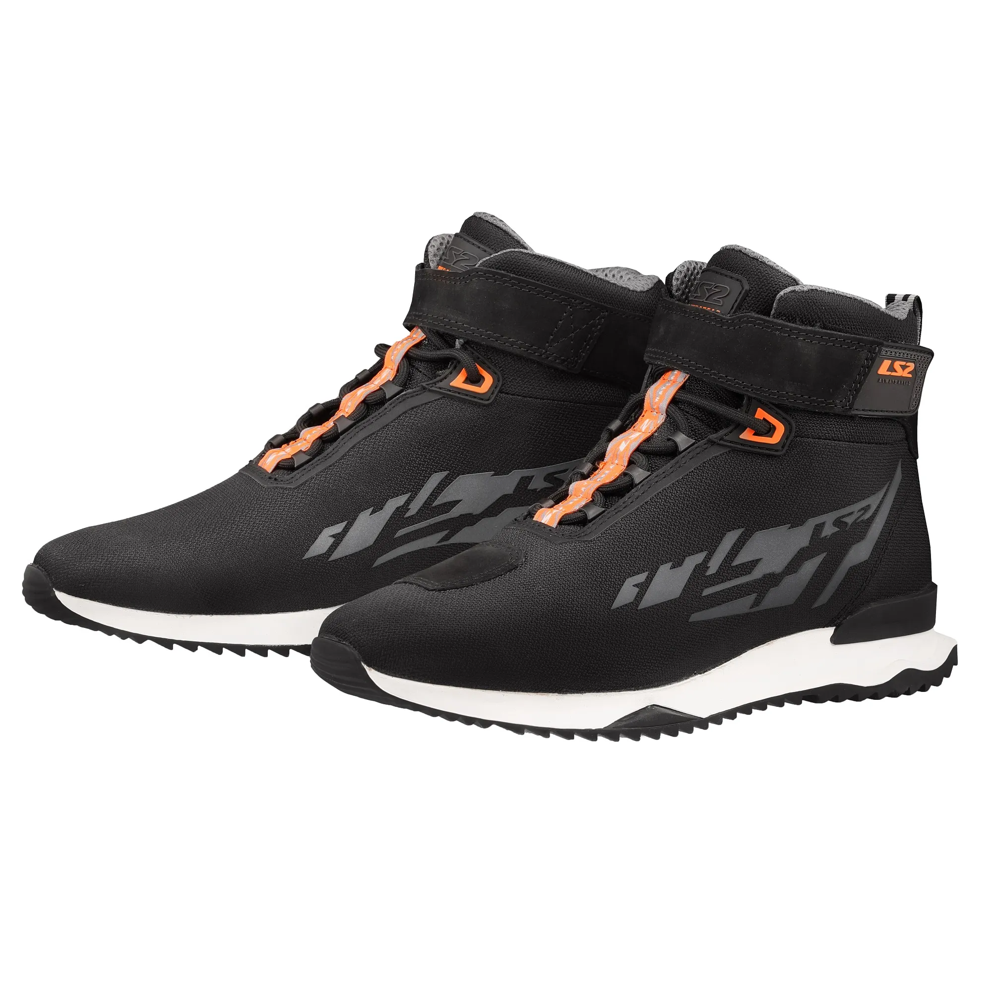 LS2 Acrux Boots - Black/Orange