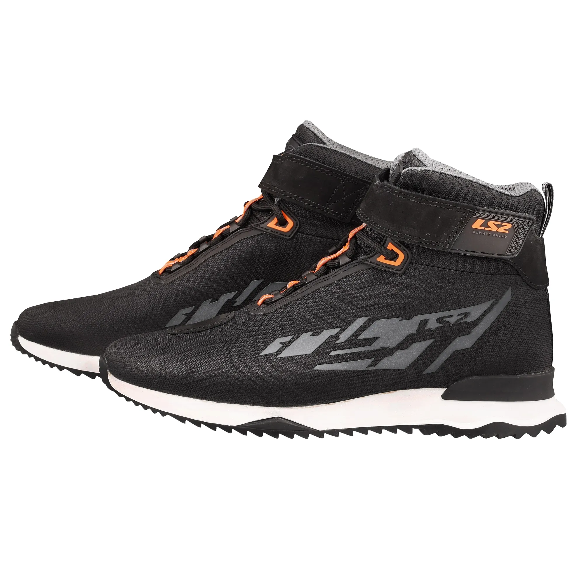 LS2 Acrux Boots - Black/Orange