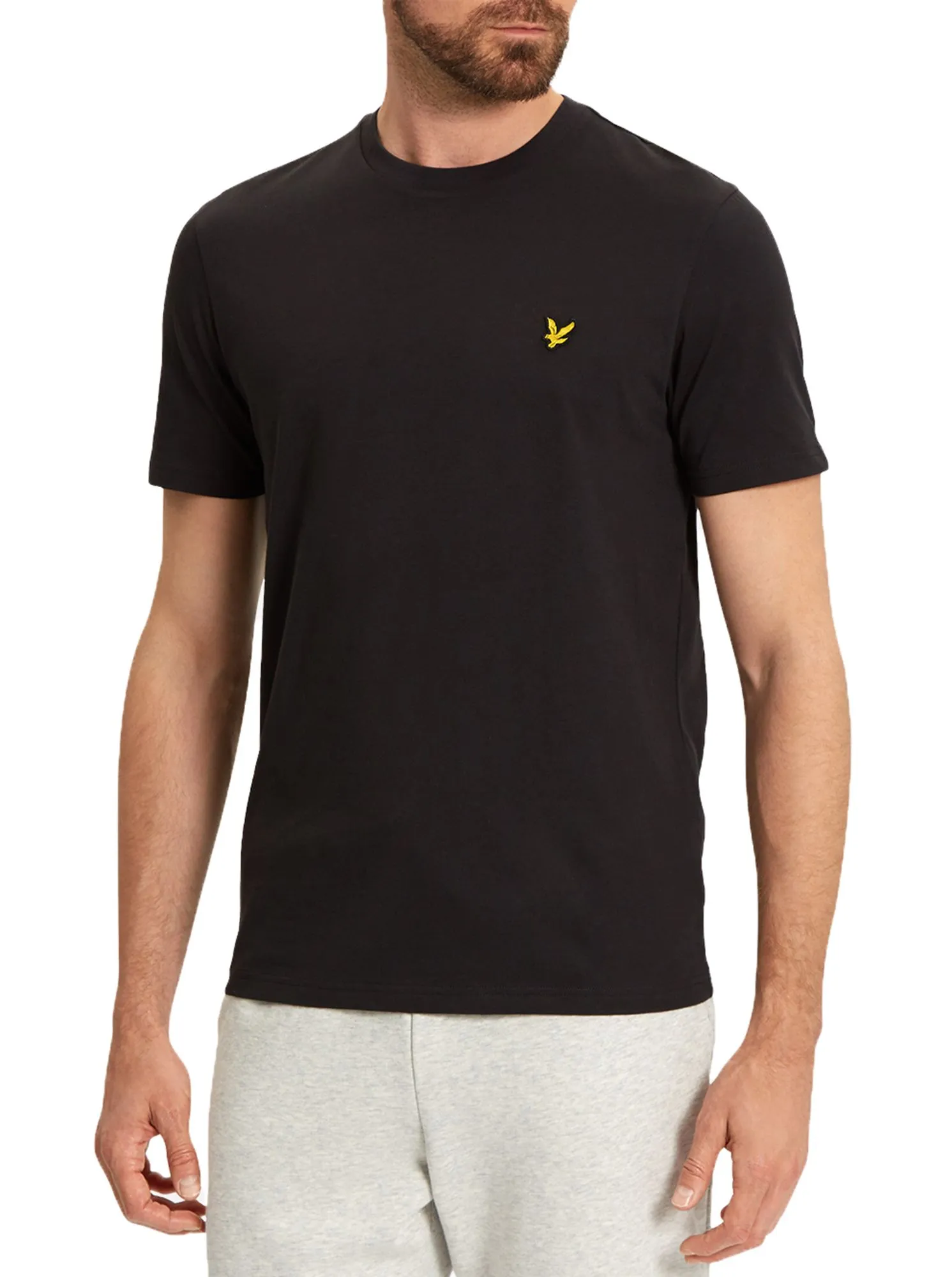 Lyle & Scott Basic Crew Neck Short Sleeve T-Shirt True Black