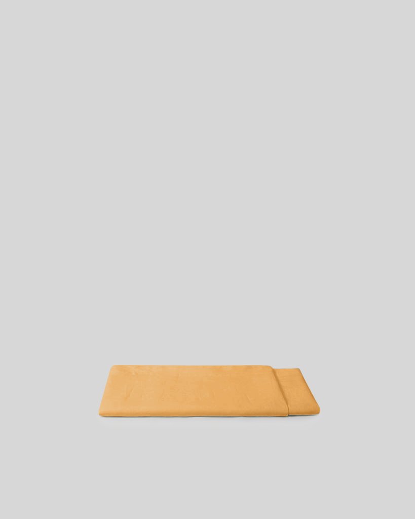 Marcel Linen Flat Sheet - Mustard