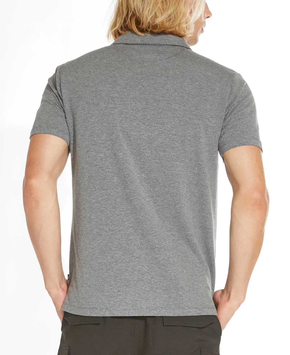 Marion Short Sleeve Resort Polo(Heather Charcoal)