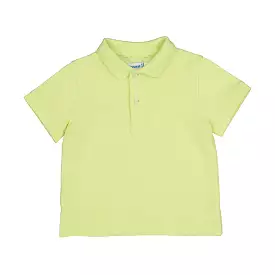 Mayoral Baby Basic Yellow Short Sleeve Polo _ 102-14