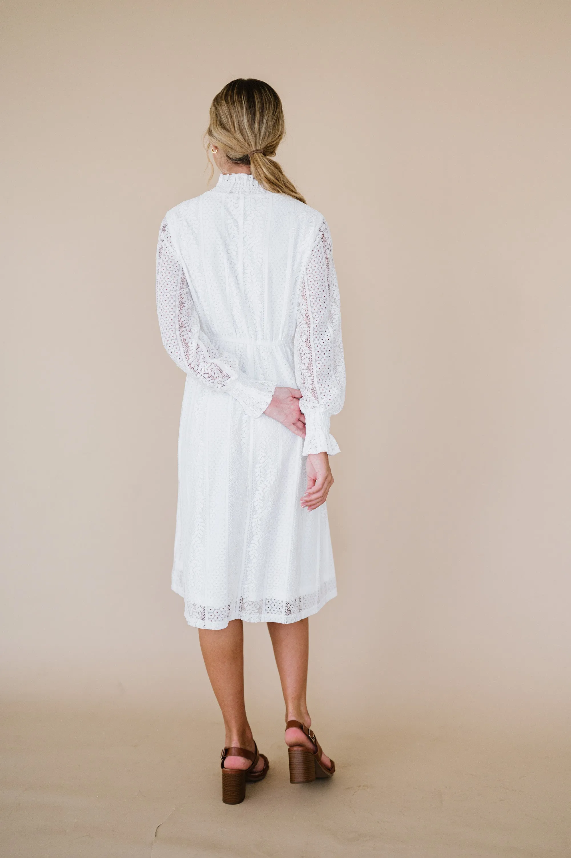 Megan Dress in White