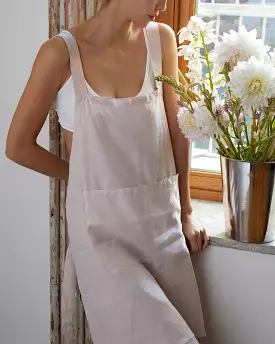 M.F.K. Linen Apron - Blush