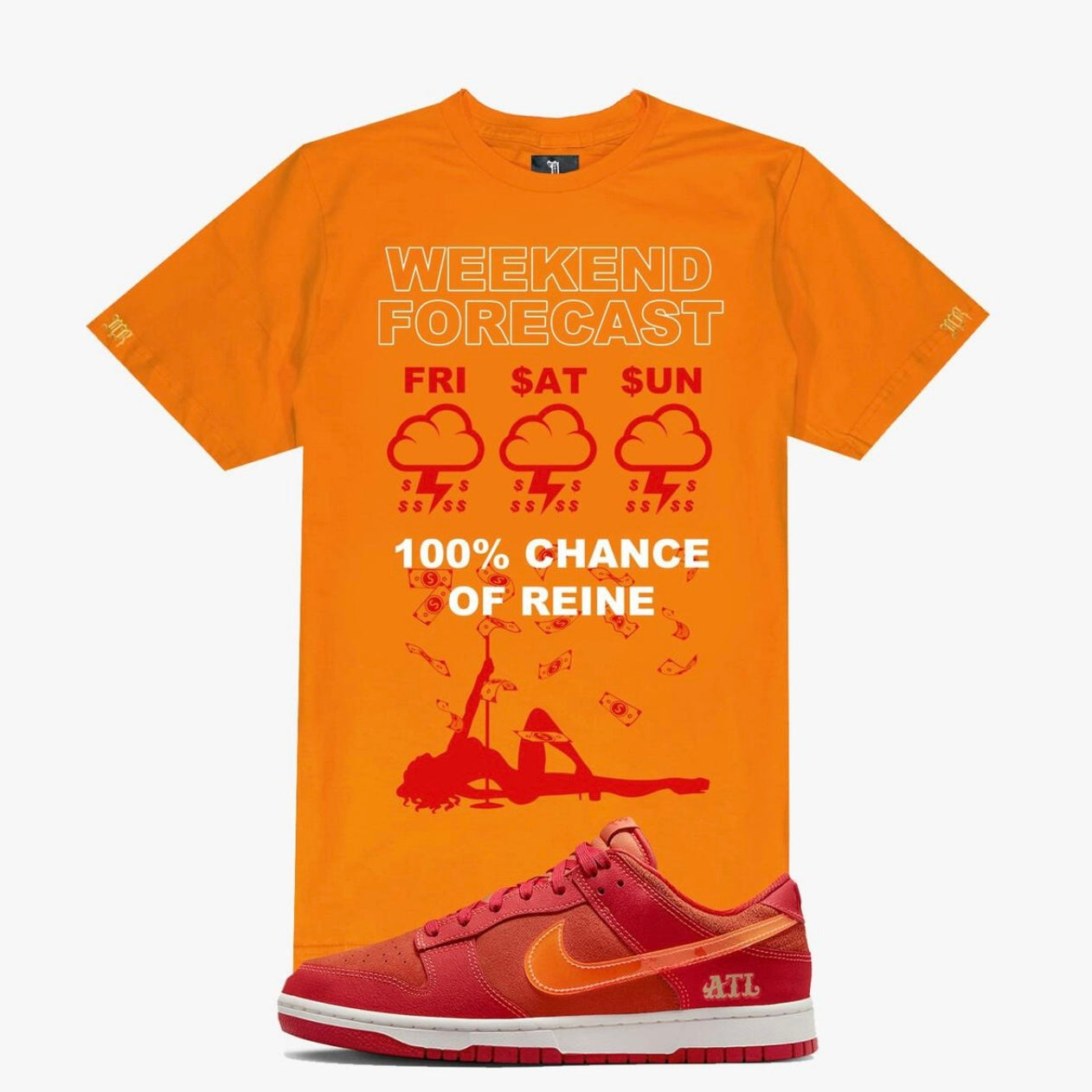 November Reine Chance Tee In Orange