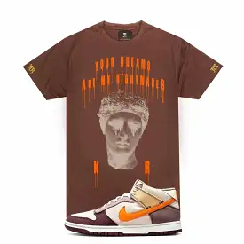 November Reine Nightmares Tee In Brown