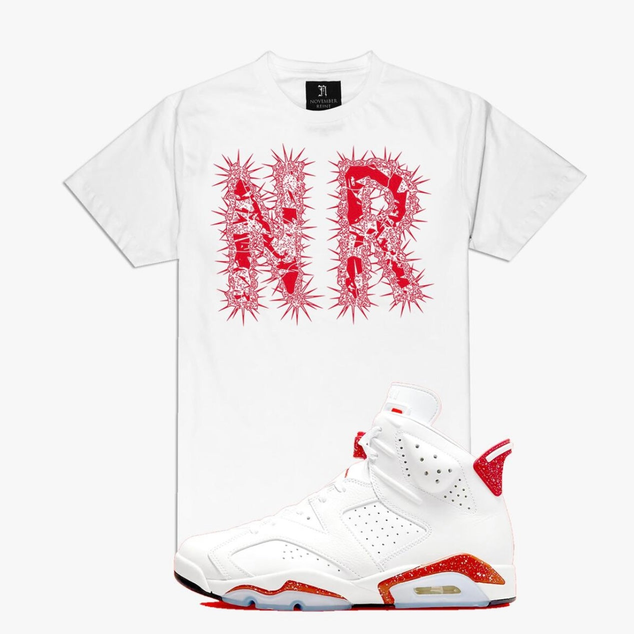 November Reine Spiked Tee In White