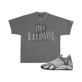 November Reine “Stay Expensive” Grey Tee