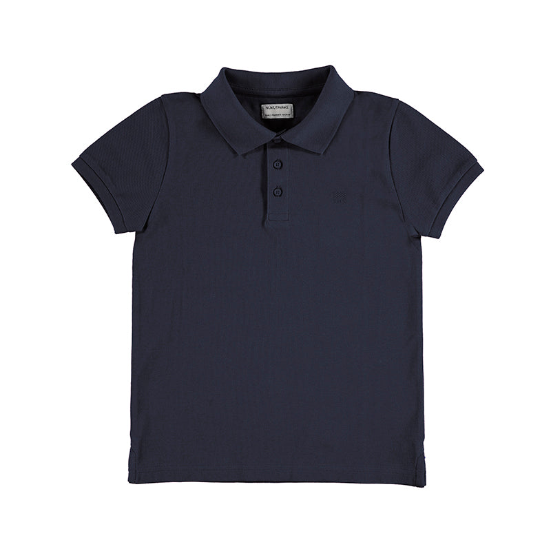 Nukutavake Basic Short Sleeve Polo _Navy 890-31