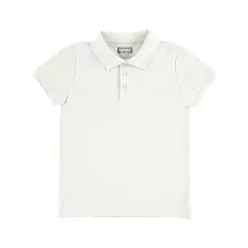 Nukutavake Boys Basic Short Sleeve Polo _White 890-28