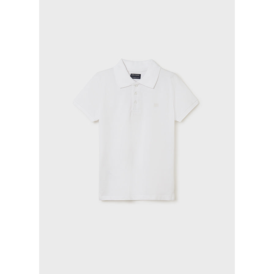 Nukutavake Boys Basic Short Sleeve Polo _White 890-28