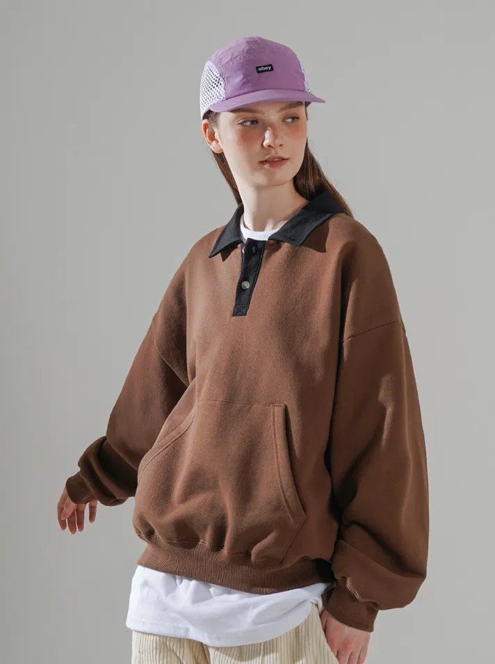 perstep  |[PERSTEP]★NOMAD TWO TONE COLLAR SWEATSHIRTS