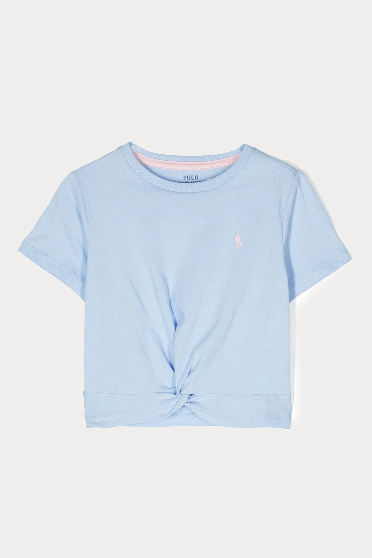 Polo Ralph Lauren Kids 3-5 Ya Kz ocuk Büzgülü Crop T-shirt