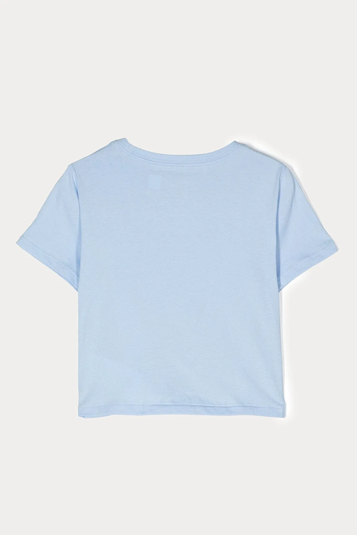 Polo Ralph Lauren Kids 3-5 Ya Kz ocuk Büzgülü Crop T-shirt