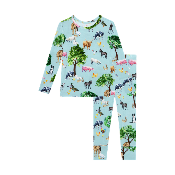 Posh Peanut - Brayden - Long Sleeve Basic Pajama