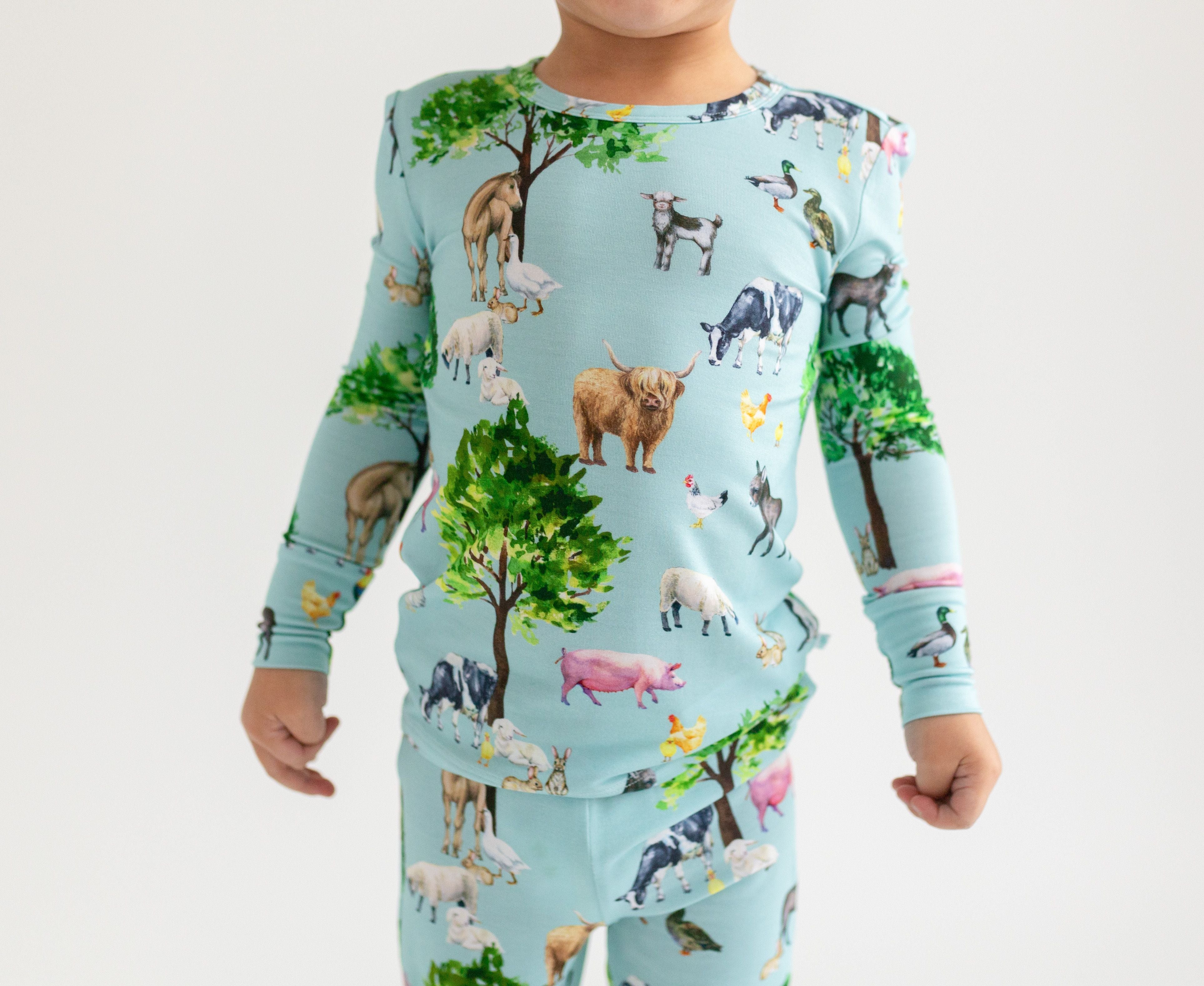 Posh Peanut - Brayden - Long Sleeve Basic Pajama