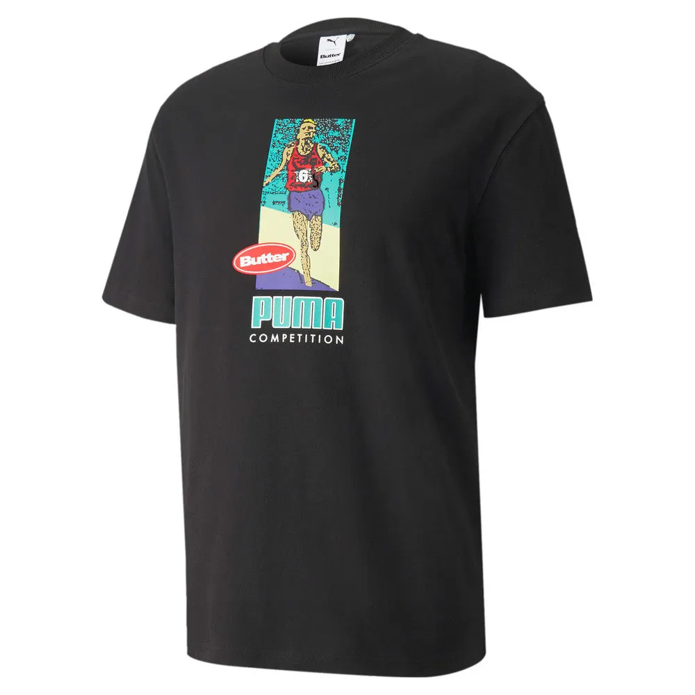 Puma x Butter Goods Graphic Tee Black/Aqua