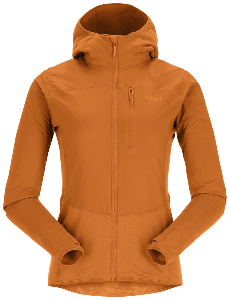 Rab Womens Ascendor Summit Hoody Marmalade