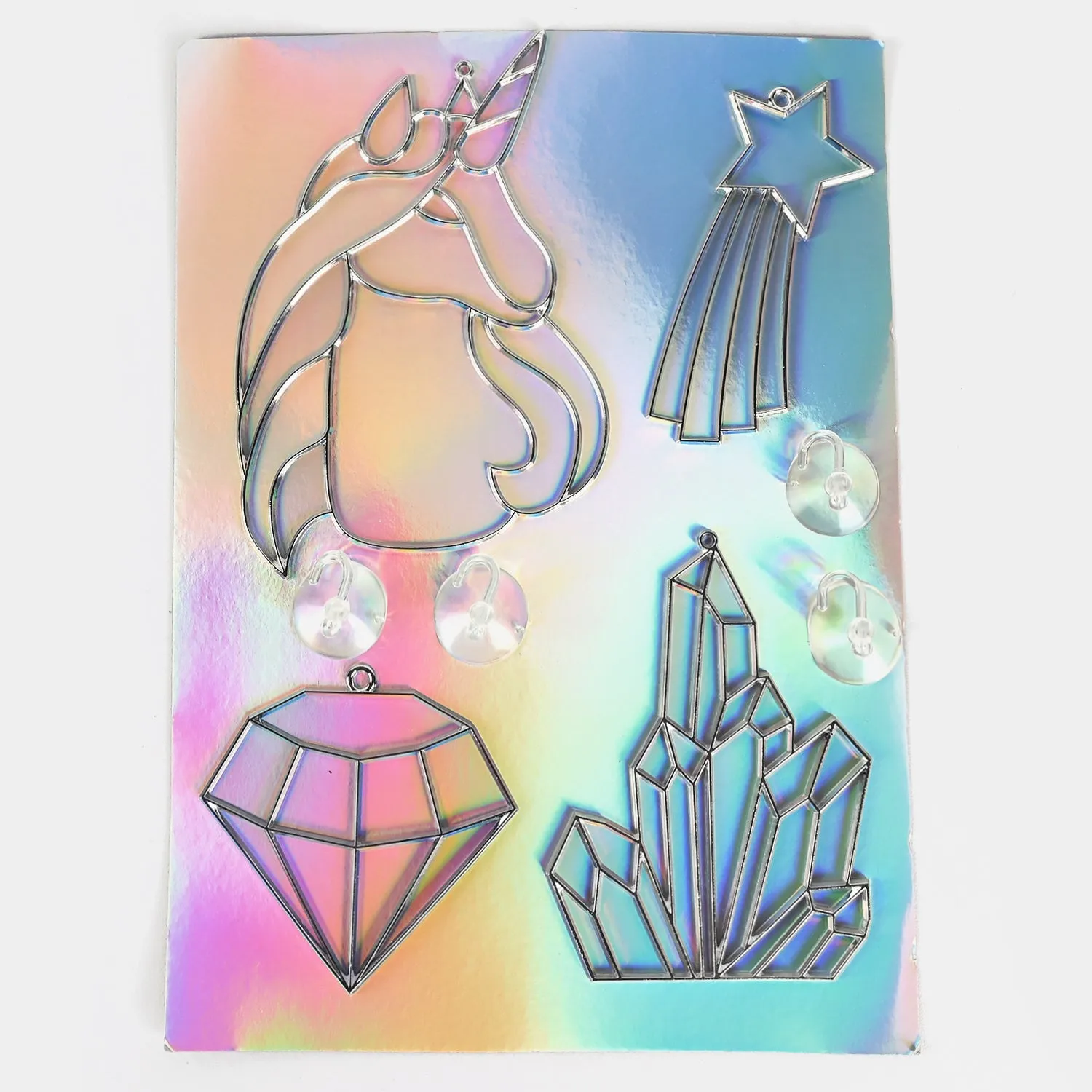 Rainbow Light Catchers Crystal Window Art Kit