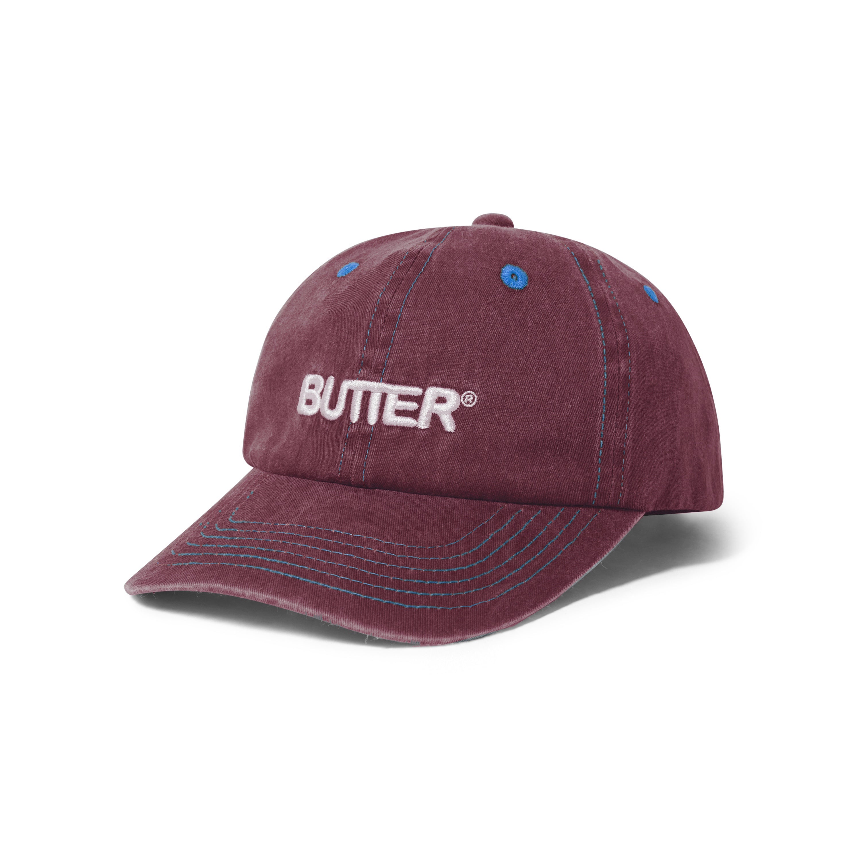 ROUNDED LOGO 6 PANEL CAP SANGRIA