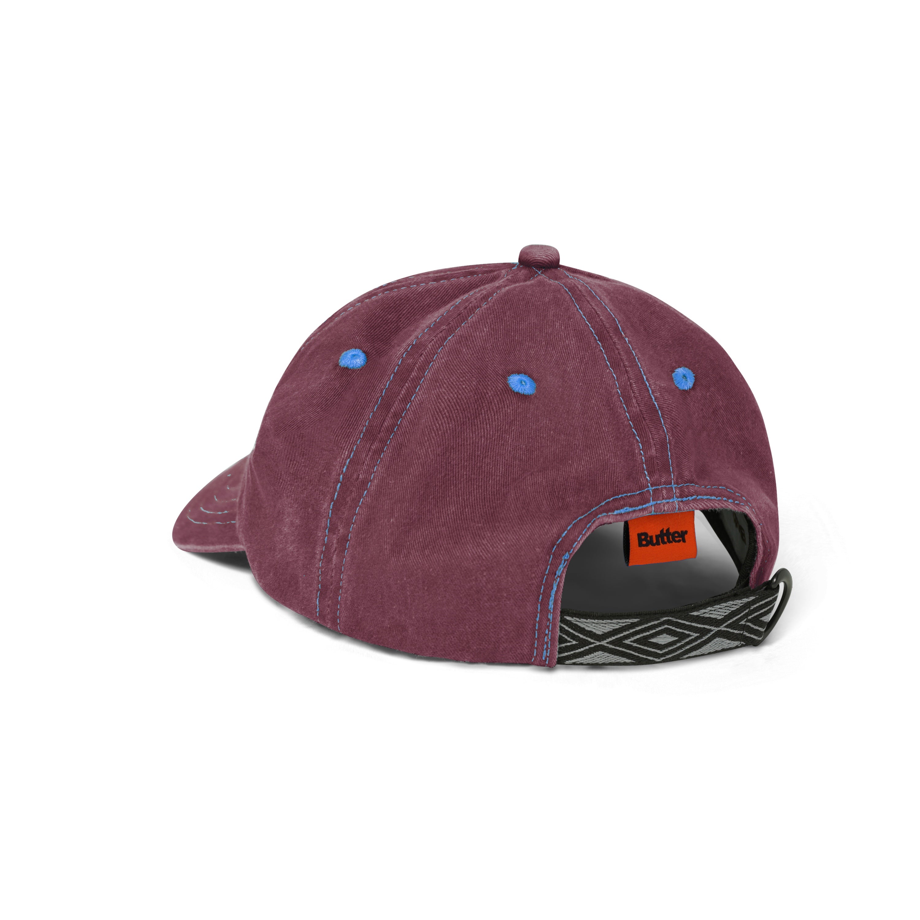 ROUNDED LOGO 6 PANEL CAP SANGRIA