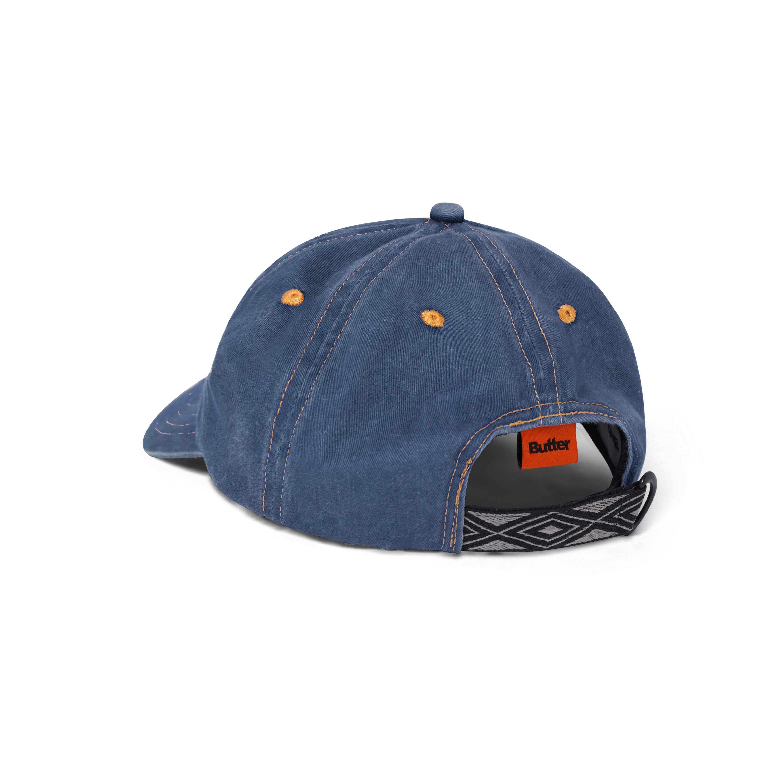 ROUNDED LOGO 6 PANEL CAP SLATE