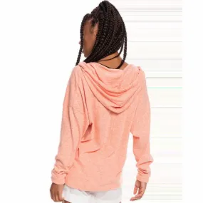 Roxy PADDLE OUT HOODY - FUSION CORAL