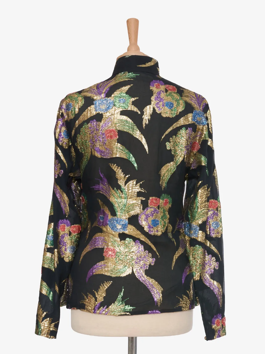 Scherrer Shirt with silk embroidery