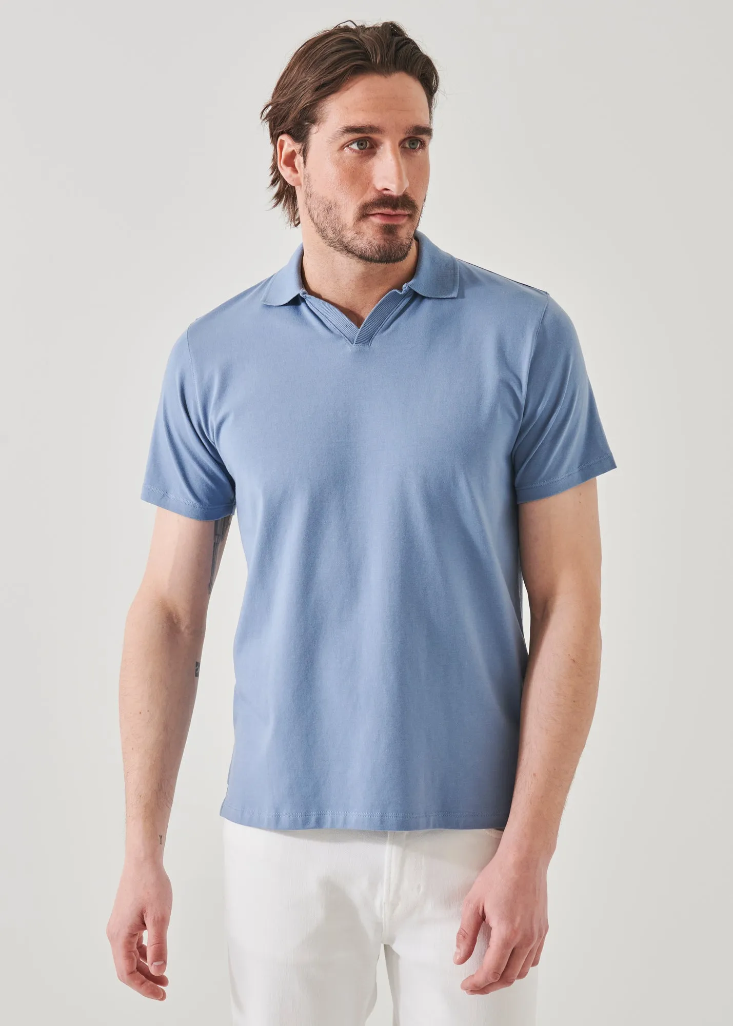 SHORT SLEEVE ICONIC OPEN POLO