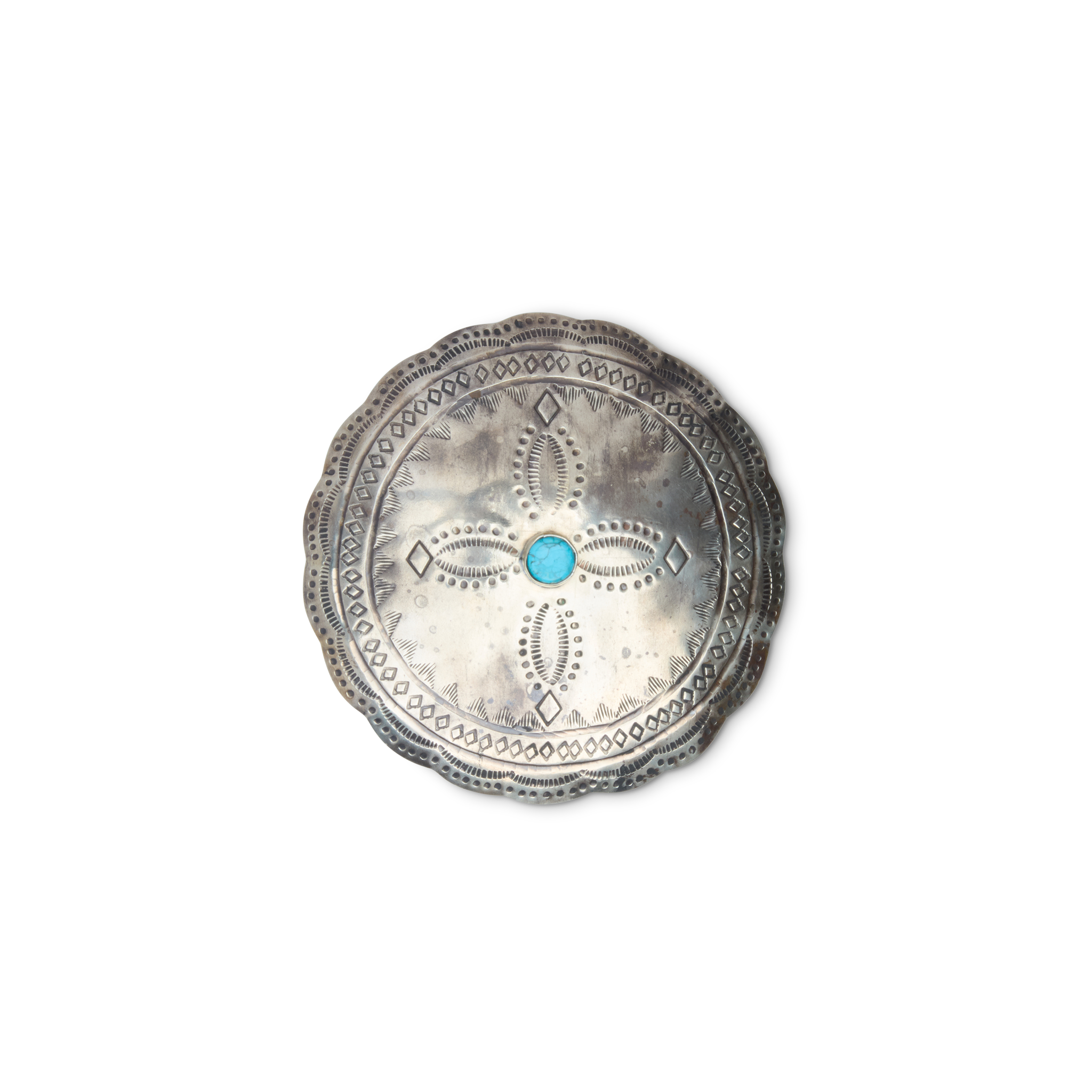 Southwestern Round Box :: Silver