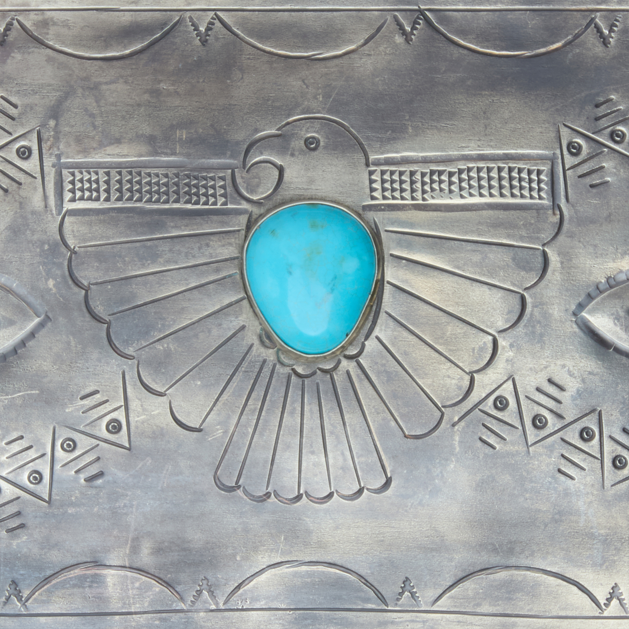 Southwestern Thunderbird Box :: Silver