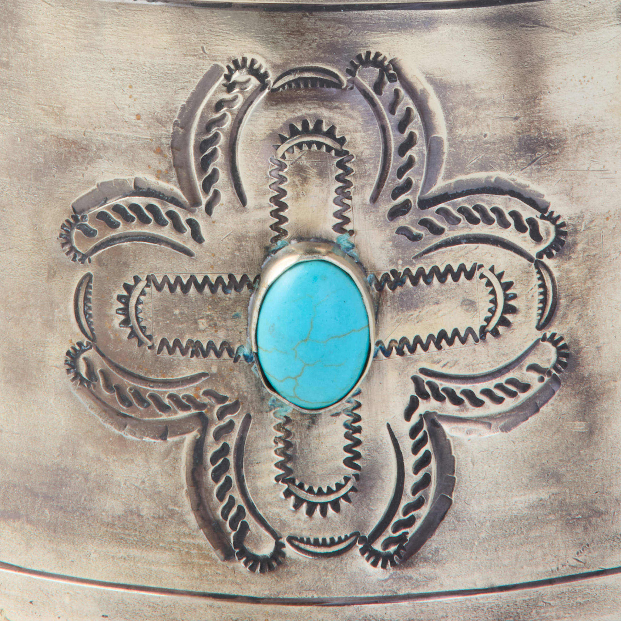 Southwestern Wine Coaster :: Silver