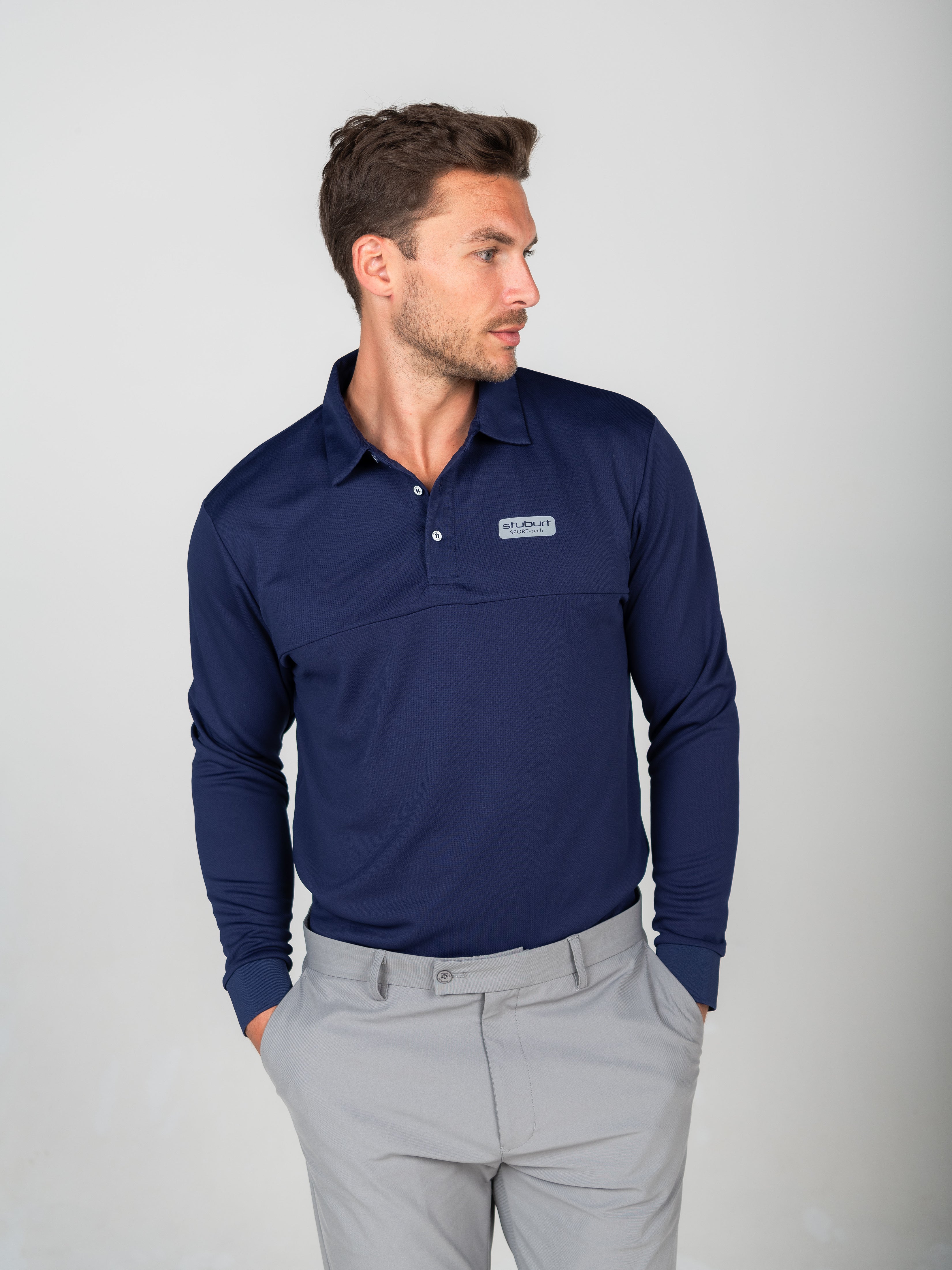 Sport-tech Long Sleeve Polo