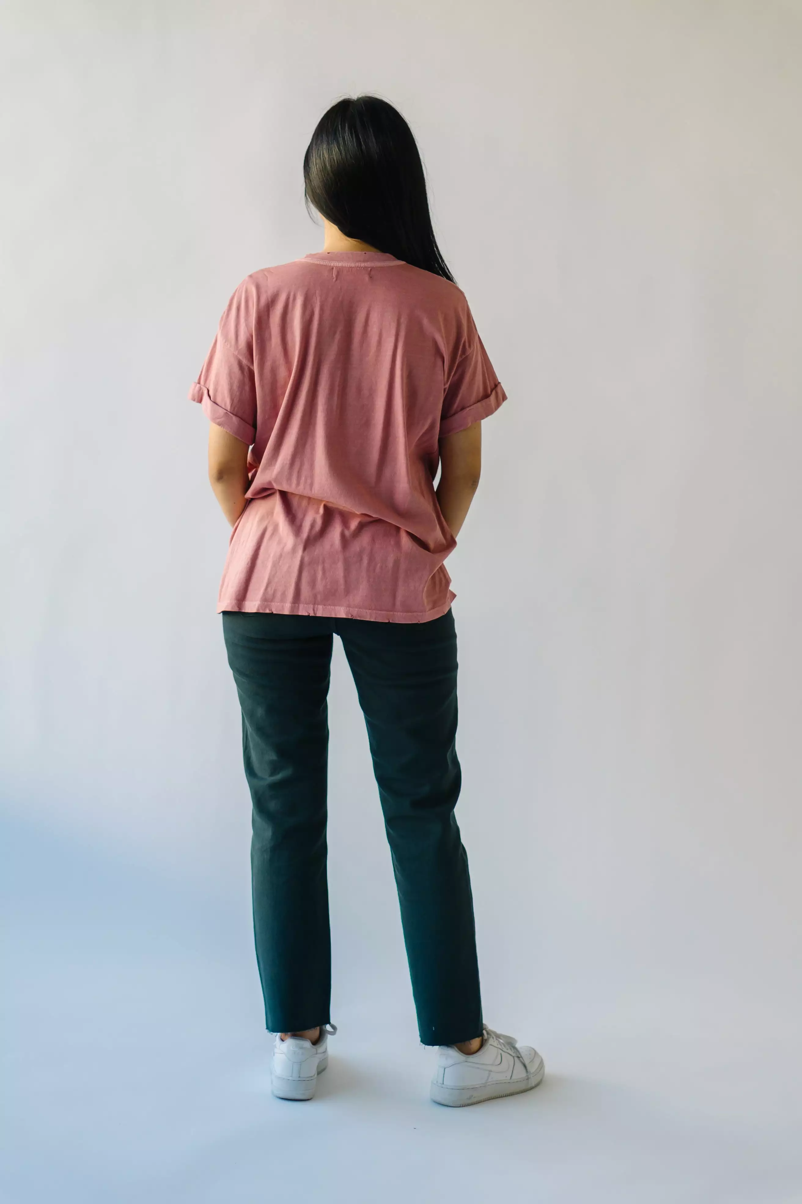 The November Chrysanthemum Tee in Dusty Pink