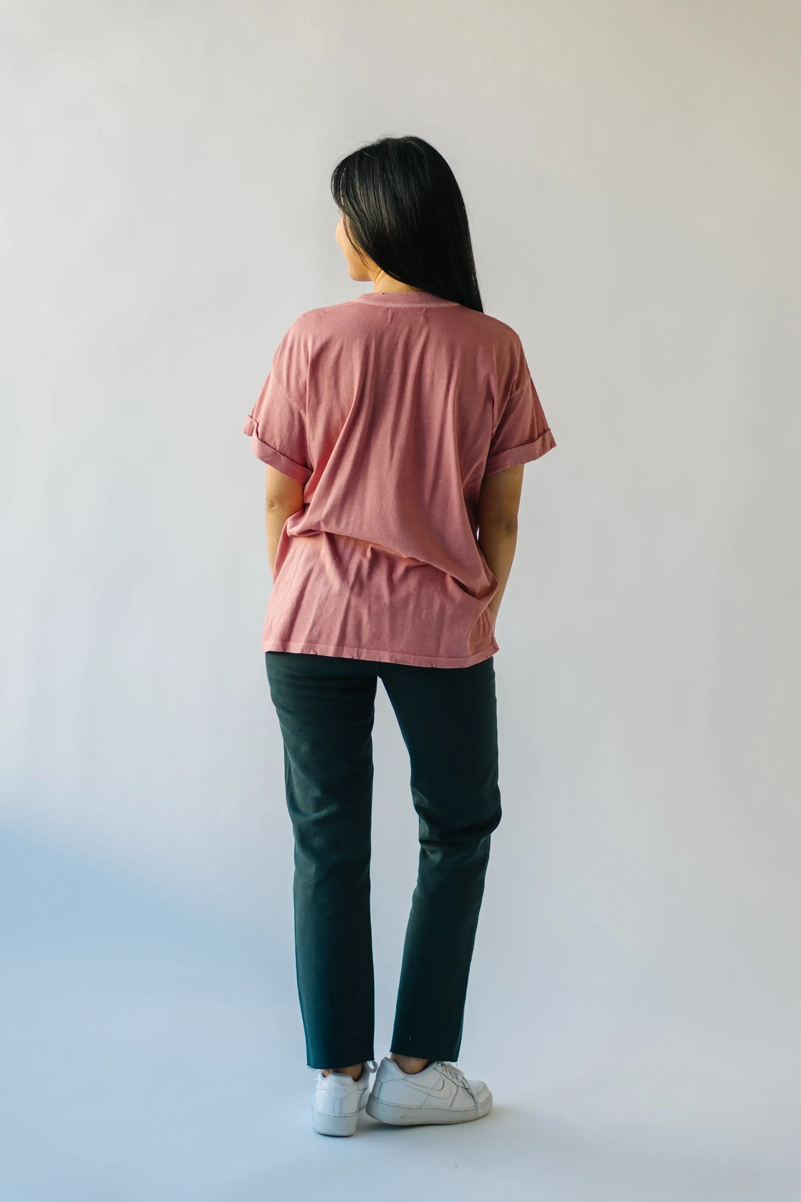 The November Chrysanthemum Tee in Dusty Pink