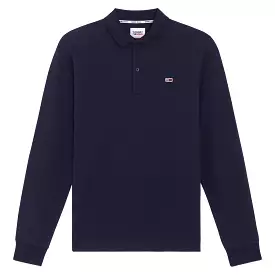 Tommy Jeans Long Sleeve Classics Polo - Twilight Navy