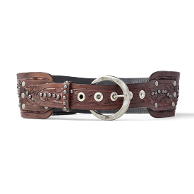 Tooled Belt :: Brown