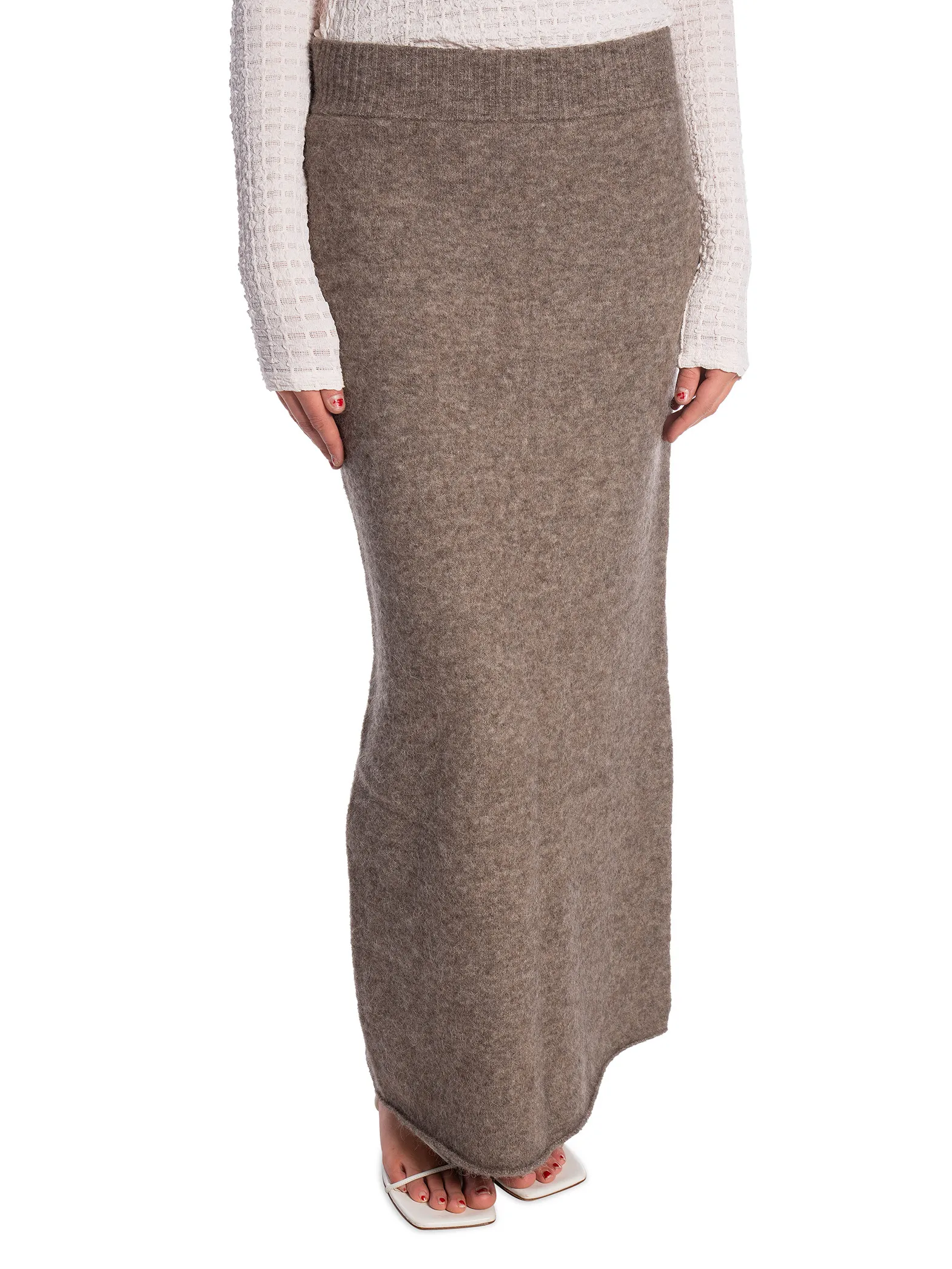 TWIST & TANGO SKIRT MORA KNITTED TRUFFLE