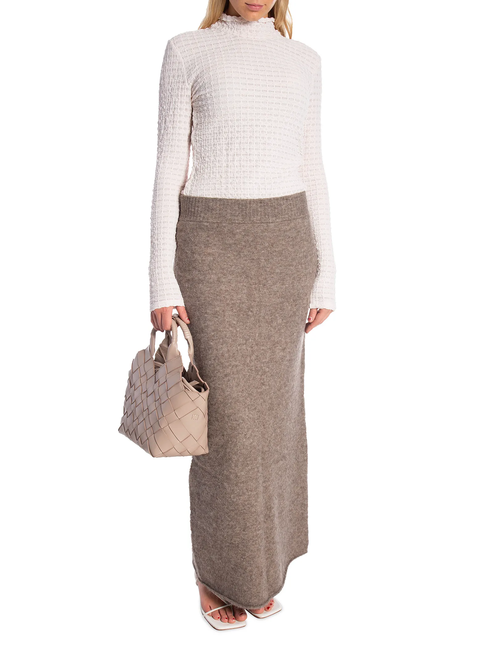 TWIST & TANGO SKIRT MORA KNITTED TRUFFLE