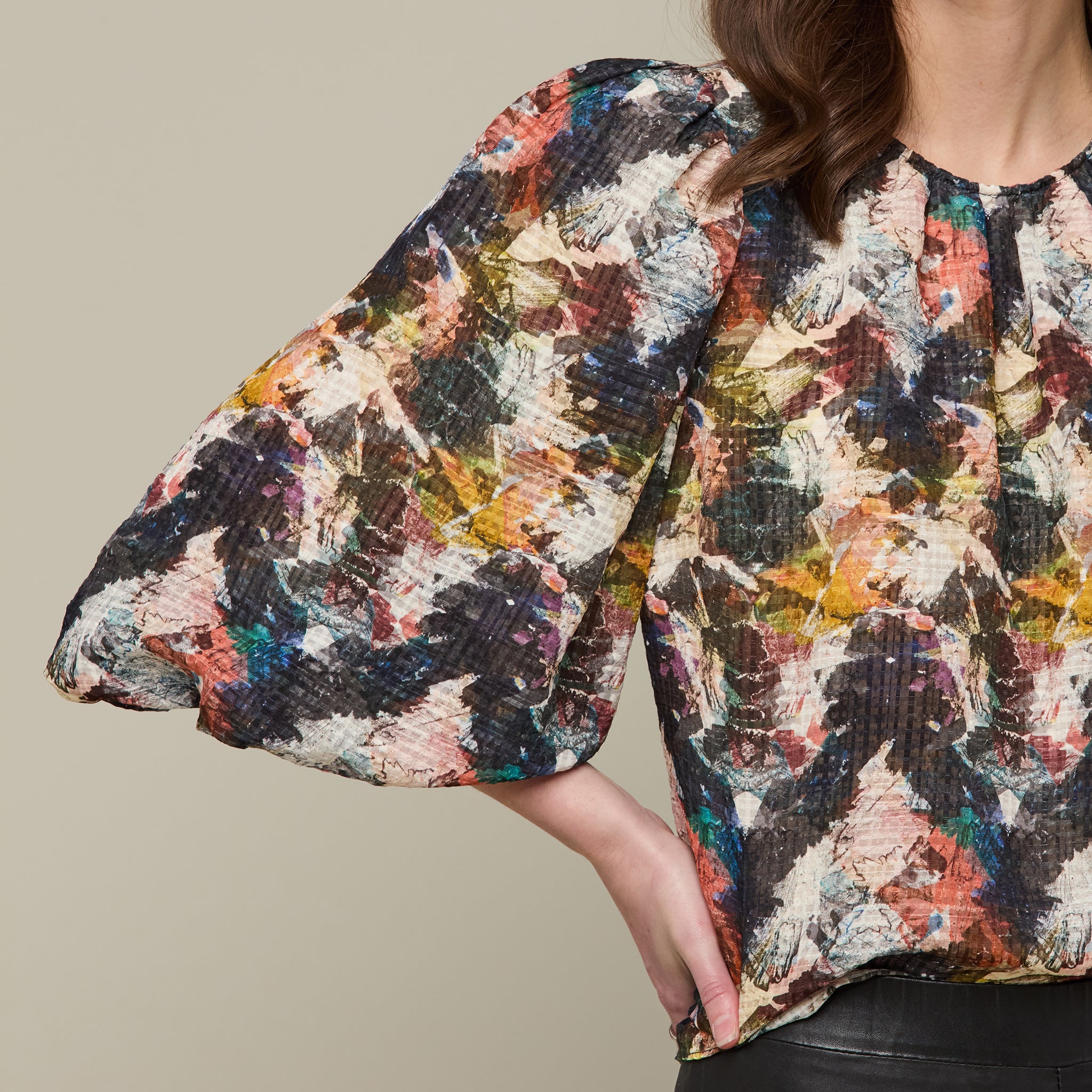 Tyler Top :: Navy Multi