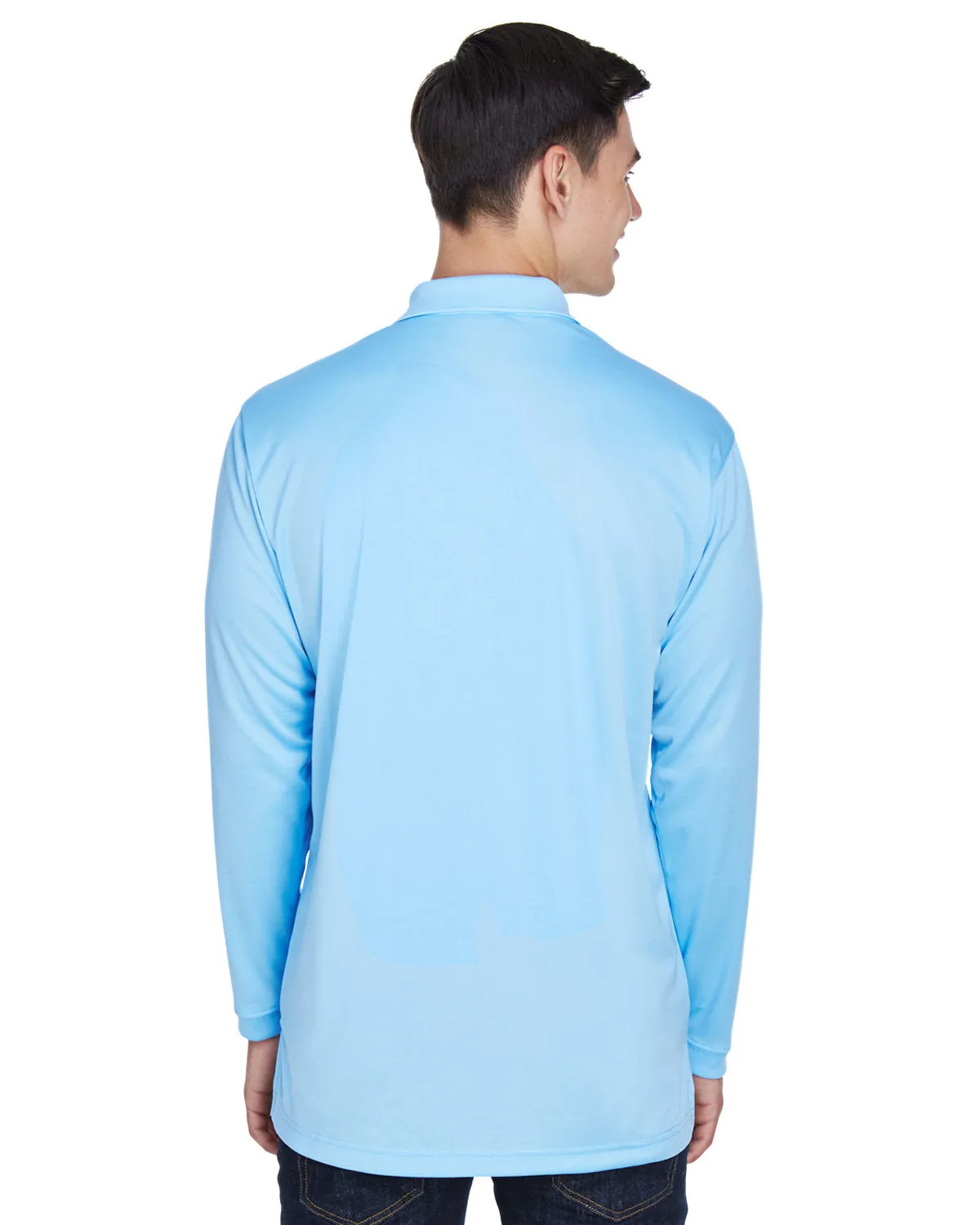 UltraClub Cool & Dry Sport Long-Sleeve Polo