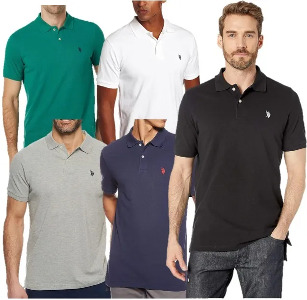 US POLO ASSN.  |Street Style Plain Cotton Short Sleeves Logo Polos